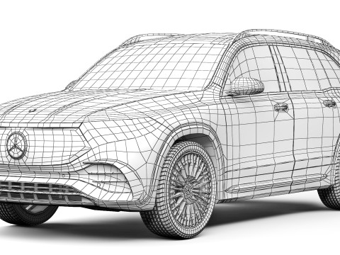 Mercedes-Benz EQB 2024 3D Model