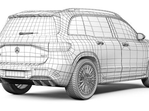 Mercedes-Benz EQB 2024 3D Model