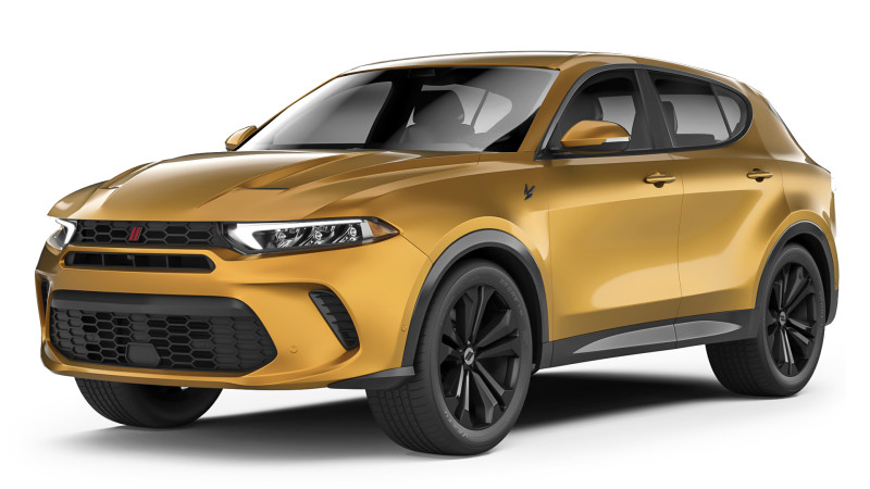 Dodge Hornet GT 2023 3D 模型 .c4d .max .obj .3ds .fbx .stl .blend 