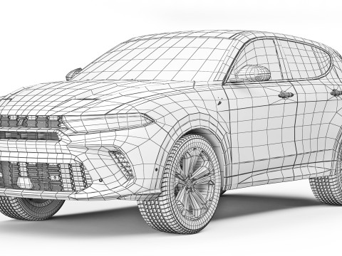 Dodge Hornet GT 2023 3D 模型