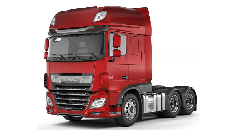 DAF XF 106 480 2018 3D Model .c4d .max .obj .3ds .fbx .stl .blend 