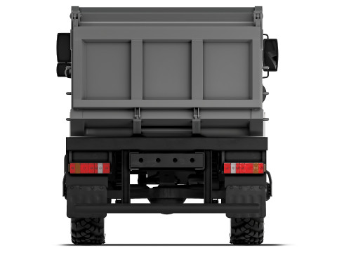 Ural 55571 dump truck 2020 3D Модель