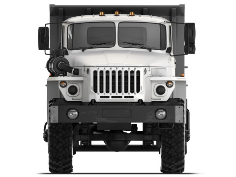 Ural 55571 dump truck 2020 3D Модель