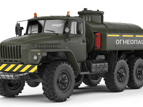 Ural 4320 ATZ-5 1998 Modelo 3D