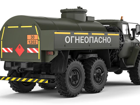 Ural 4320 ATZ-5 1998 3D Model