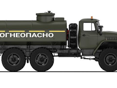 Ural 4320 ATZ-5 1998 Modelo 3D
