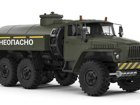 Ural 4320 ATZ-5 1998 Modelo 3D