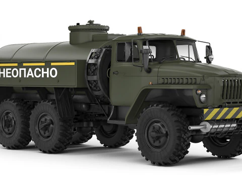 Ural 4320 ATZ-5 1998 3D Model