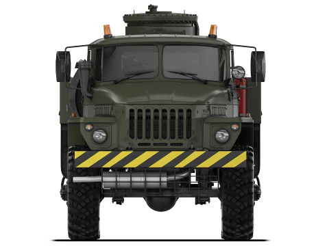 Ural 4320 ATZ-5 1998 3D Model