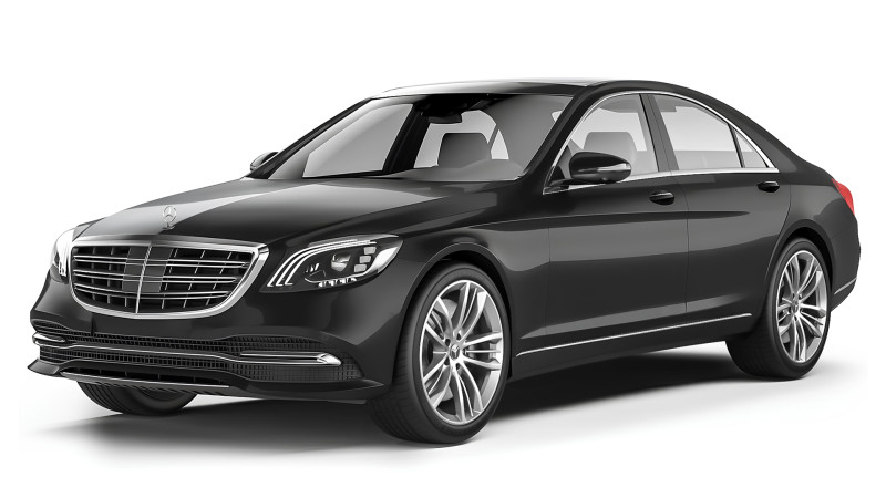 Mercedes-Benz S-Class 2018 3D Model .c4d .max .obj .3ds .fbx .stl .blend
