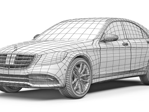 Mercedes-Benz S-Class 2018 3D Model