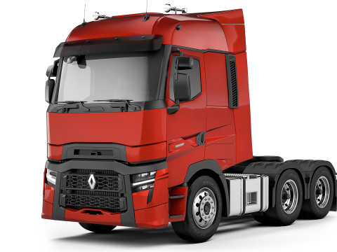 Renault T520 6x2 2022 3D 模型
