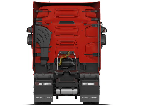 Renault T520 6x2 2022 3D Model