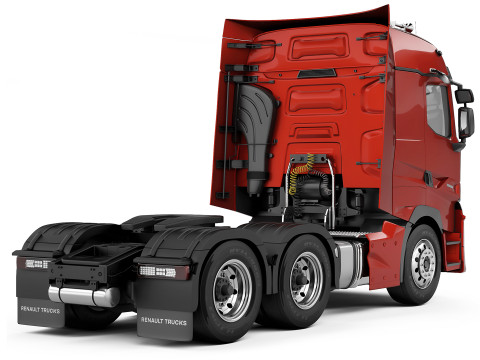 Renault T520 6x2 2022 3D 模型