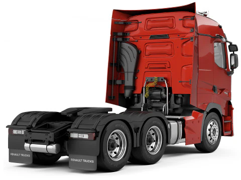 Renault T520 6x2 2022 3D Model