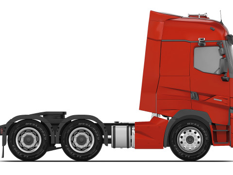 Renault T520 6x2 2022 3D 模型
