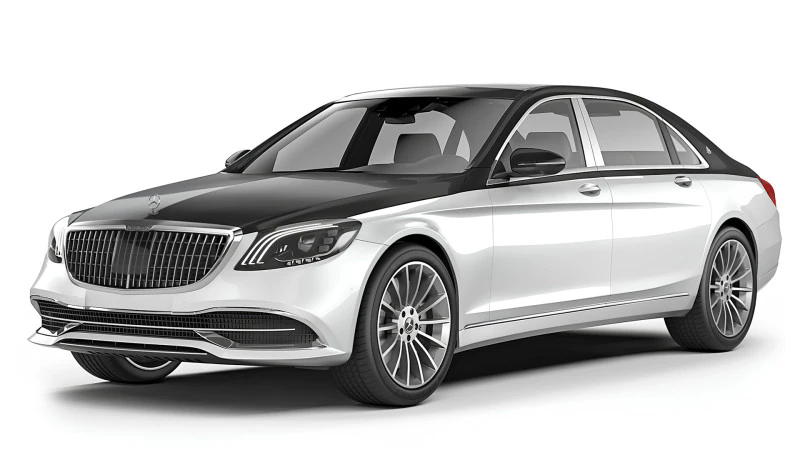 Mercedes-Benz S-Class Maybach 2019 3D Model .c4d .max .obj .3ds .fbx .stl .blend