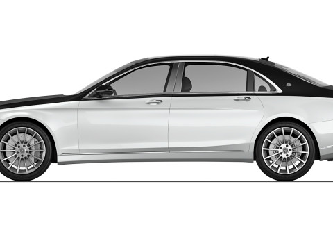 Mercedes-Benz S-Class Maybach 2019 3D 模型