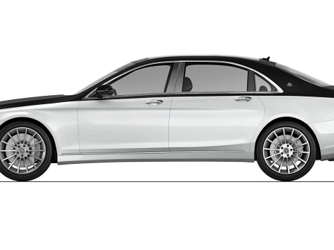 Mercedes-Benz S-Class Maybach 2019 3D Model