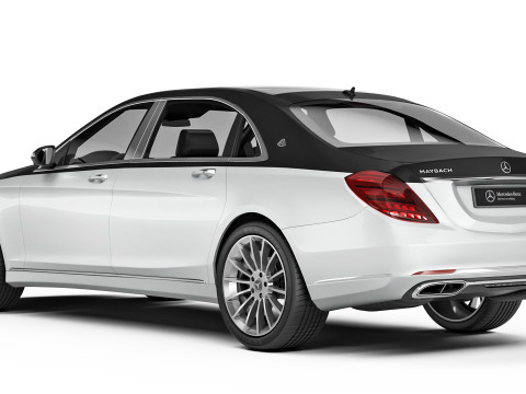 Mercedes-Benz S-Class Maybach 2019 3D 模型