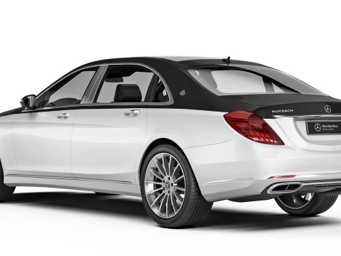 Mercedes-Benz S-Class Maybach 2019 3D Model