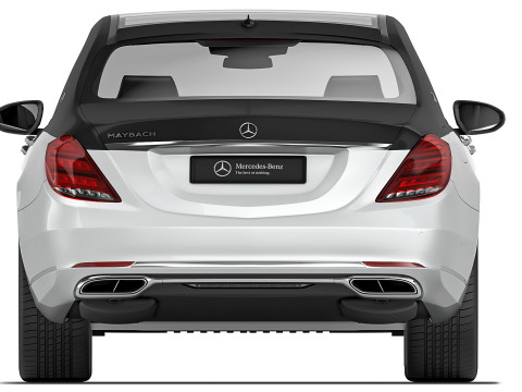 Mercedes-Benz S-Class Maybach 2019 3D 模型