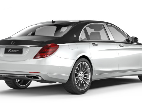 Mercedes-Benz S-Class Maybach 2019 3D 模型