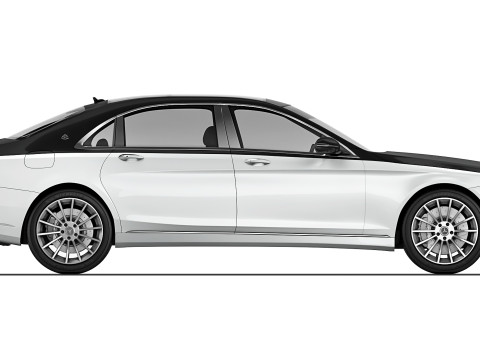Mercedes-Benz S-Class Maybach 2019 3D 模型