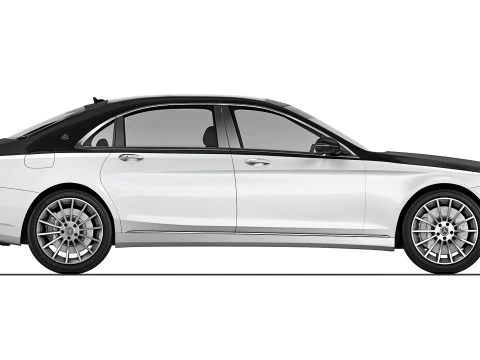 Mercedes-Benz S-Class Maybach 2019 3D Model