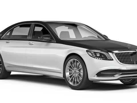 Mercedes-Benz S-Class Maybach 2019 3D 模型