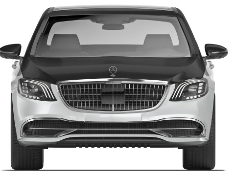 Mercedes-Benz S-Class Maybach 2019 3D 模型