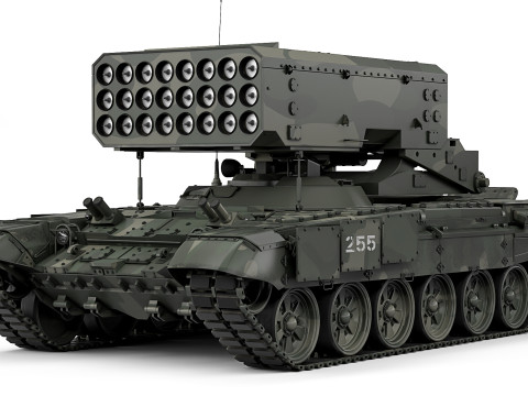 TOS-1A Solntsepek 2020 Modèle 3D