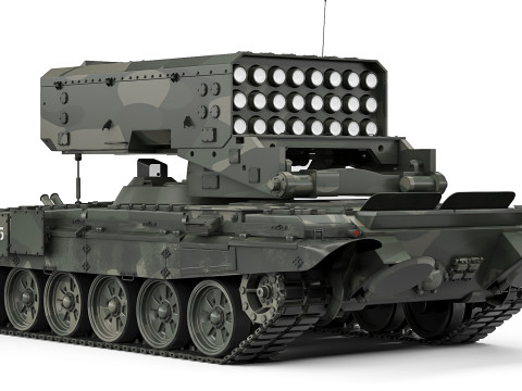 TOS-1A Solntsepek 2020 3D Modell