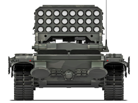 TOS-1A Solntsepek 2020 3D Modell