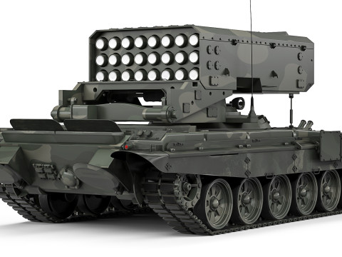 TOS-1A Solntsepek 2020 3D Modell