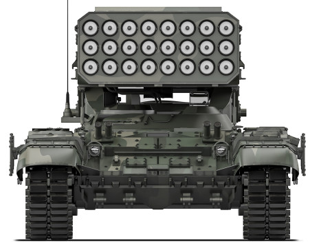 TOS-1A Solntsepek 2020 3D Modell