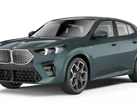 SUV car iX2 2024 3D Model