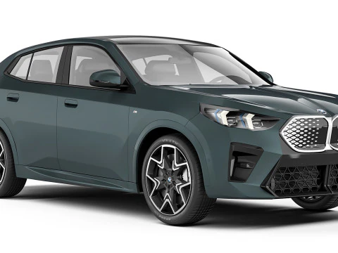 SUV car iX2 2024 3D Model