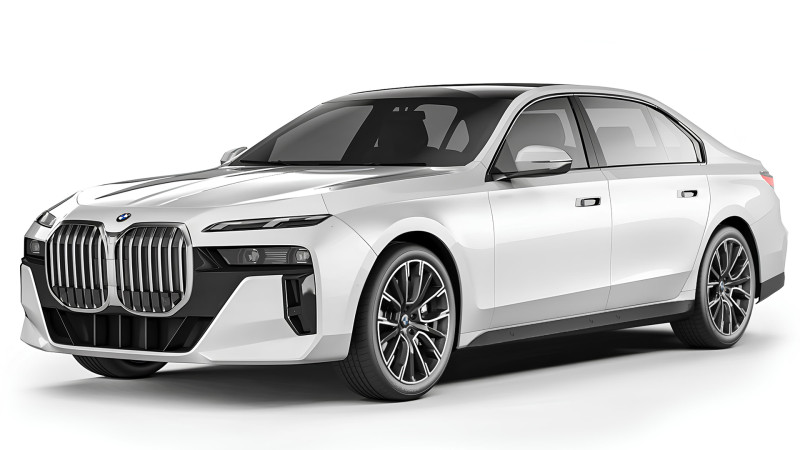 Sedan 7-Series 760i 2023 3D 모델 .c4d .max .obj .3ds .fbx .stl .blend