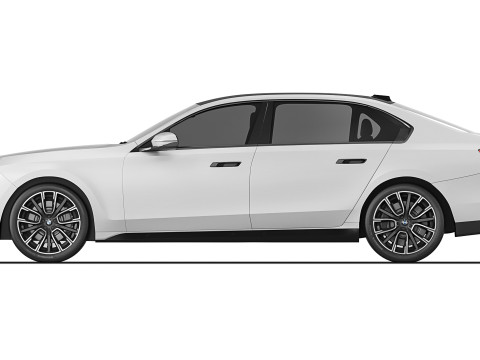 Sedan 7-Series 760i 2023 3D 모델