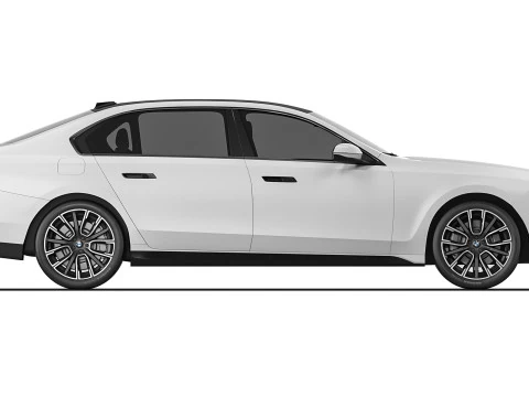 Sedan 7-Series 760i 2023 3D Model