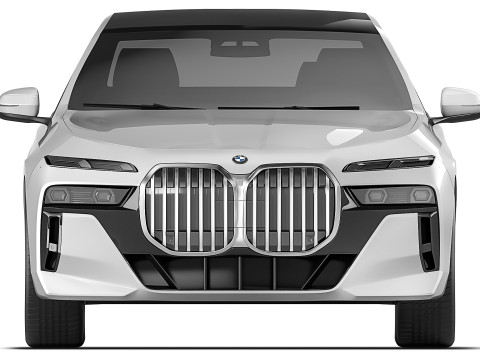 Sedan 7-Series 760i 2023 3D 모델