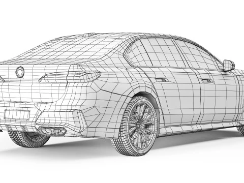 Sedan 7-Series 760i 2023 3D Model