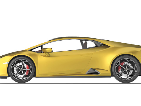 우라칸 에보 RWD 2021 3D 모델