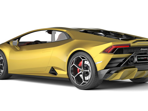 우라칸 에보 RWD 2021 3D 모델