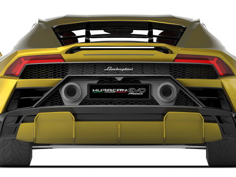 우라칸 에보 RWD 2021 3D 모델