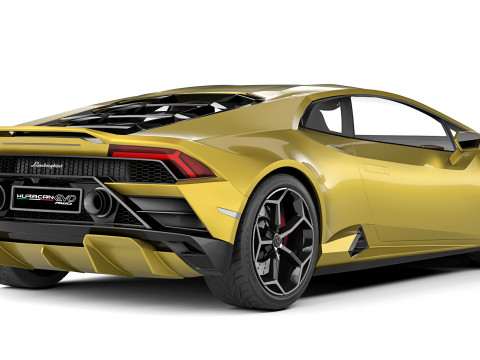 우라칸 에보 RWD 2021 3D 모델