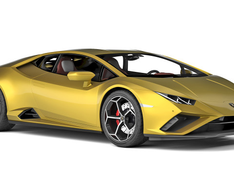 우라칸 에보 RWD 2021 3D 모델