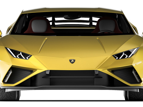 우라칸 에보 RWD 2021 3D 모델