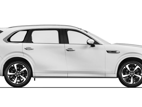 Mazda CX-80 2025 3D Model